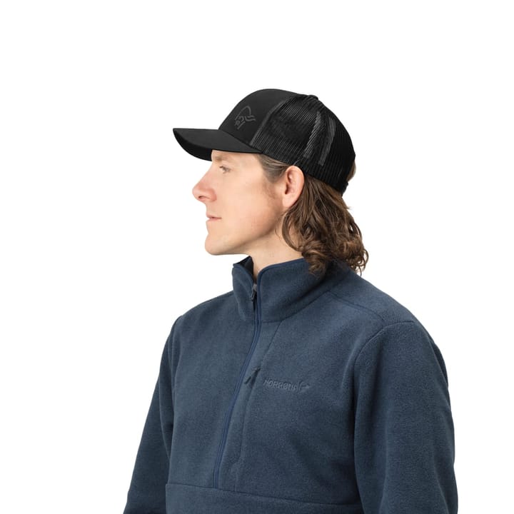 Norrøna /29 Trucker Mesh Snap Back Cap Caviar Norrøna