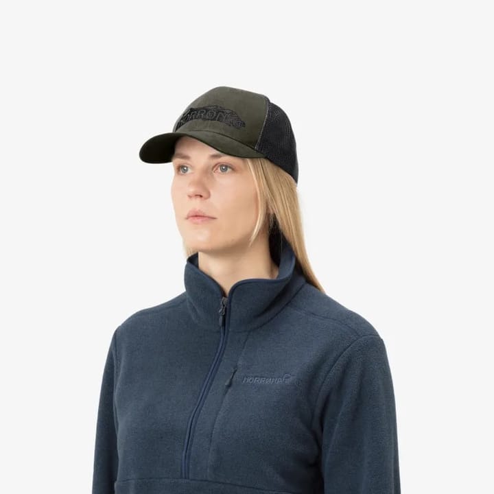 Norrøna /29 Trucker Mesh Snap Back Cap Olive Night/Caviar Norrøna