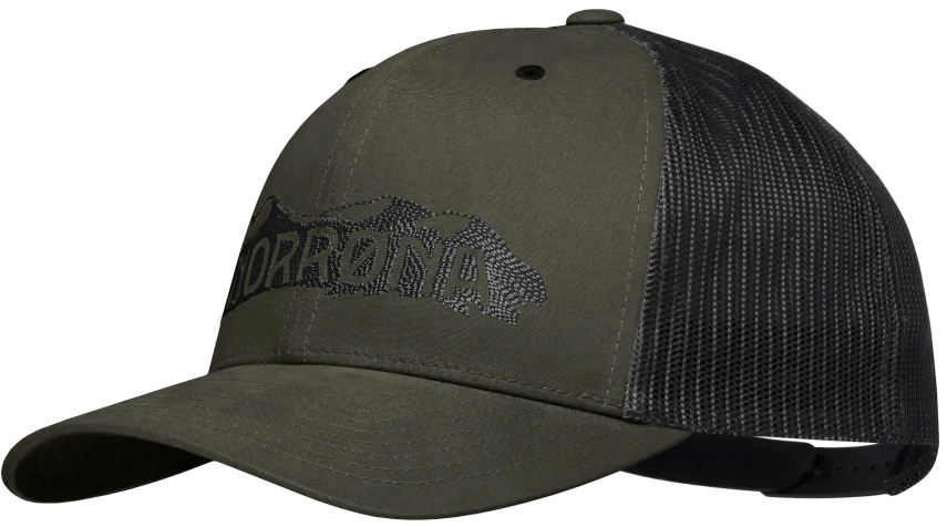 Norrøna /29 Trucker Mesh Snap Back Cap Olive Night/Caviar