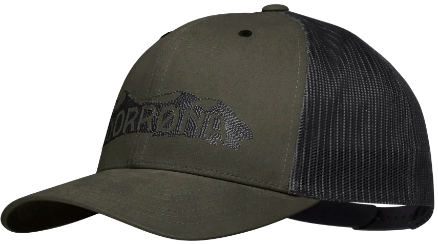 Norrøna /29 Trucker Mesh Snap Back Cap Olive Night/Caviar