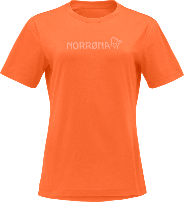 Women's /29 Cotton Norrøna Viking T-shirt Orange Alert Norrøna