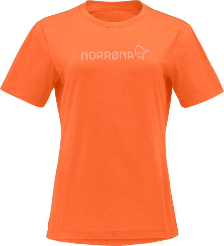 Norrøna Women's /29 Cotton Norrøna Viking T-Shirt Orange Alert Norrøna