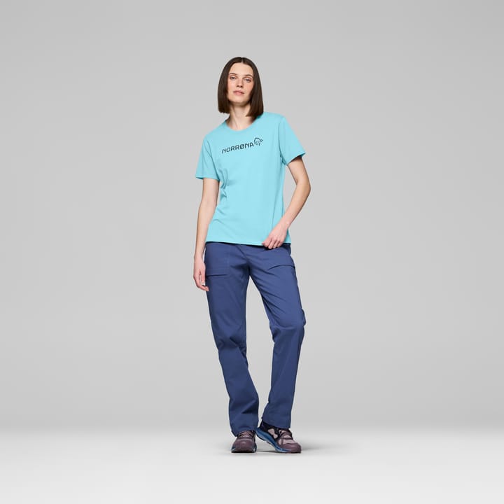 Norrøna Women's /29 Cotton Norrøna Viking T-Shirt Aqua Haze Norrøna