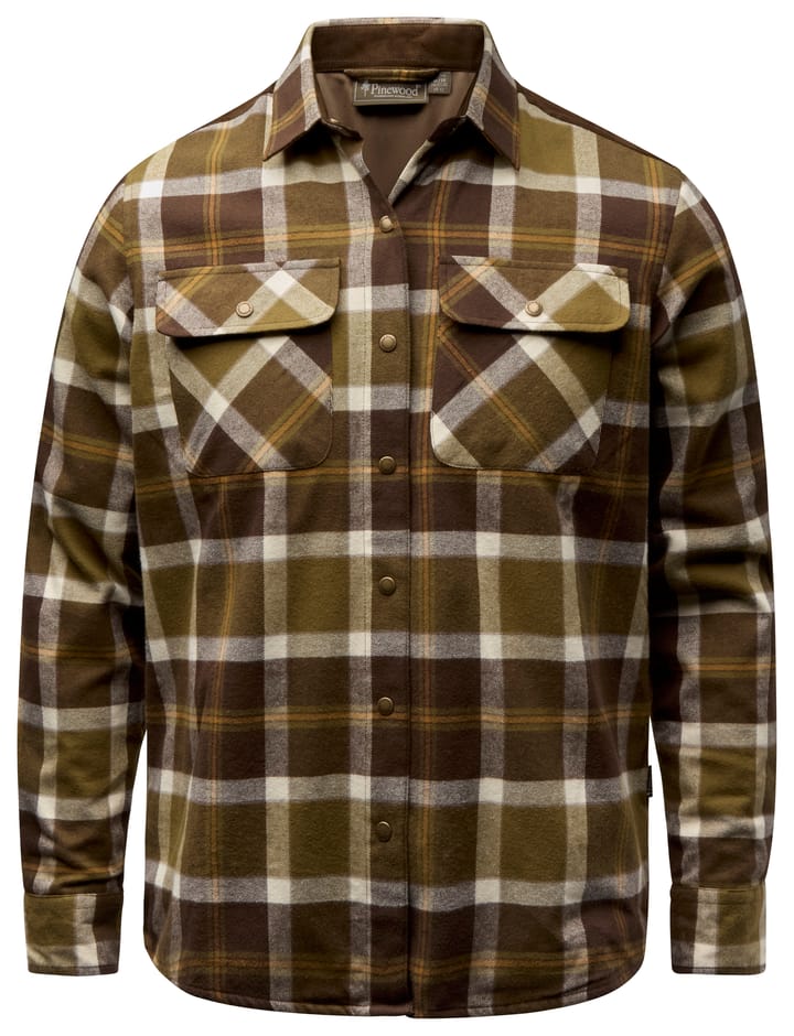 Pinewood Women's Douglas Shirt Olivegreen/cr.white Pinewood Pinewood Women's Douglas Shirt Olivegreen/cr.white Pinewood