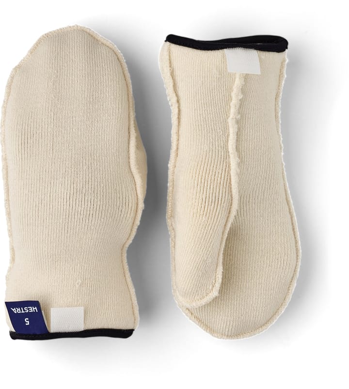 Hestra Fjellvotten Wool Terry Liner Jr. - Mitt Offwhite Hestra
