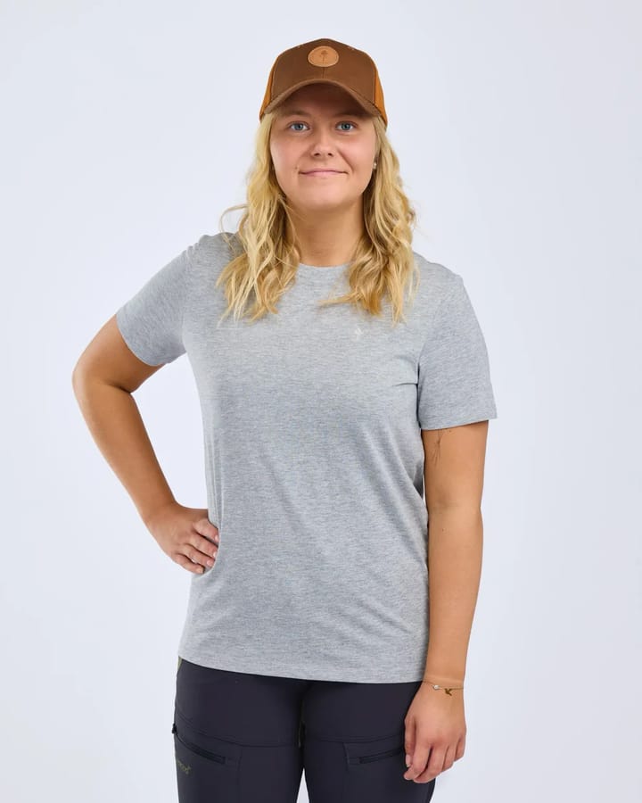 Pinewood Women's 3-Pack T-Shirt Greymel/Dark Pink/Black Pinewood