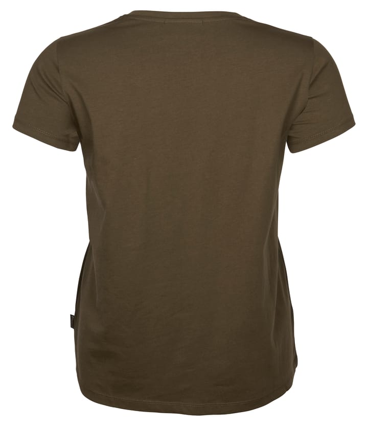 Pinewood Women's 3-Pack T-Shirt Green/H.Brown/Khaki Pinewood