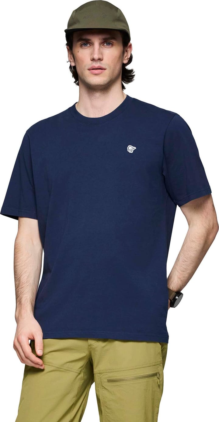 Norrøna Men's /29 Cotton Viking Patch T-Shirt Indigo Night Norrøna