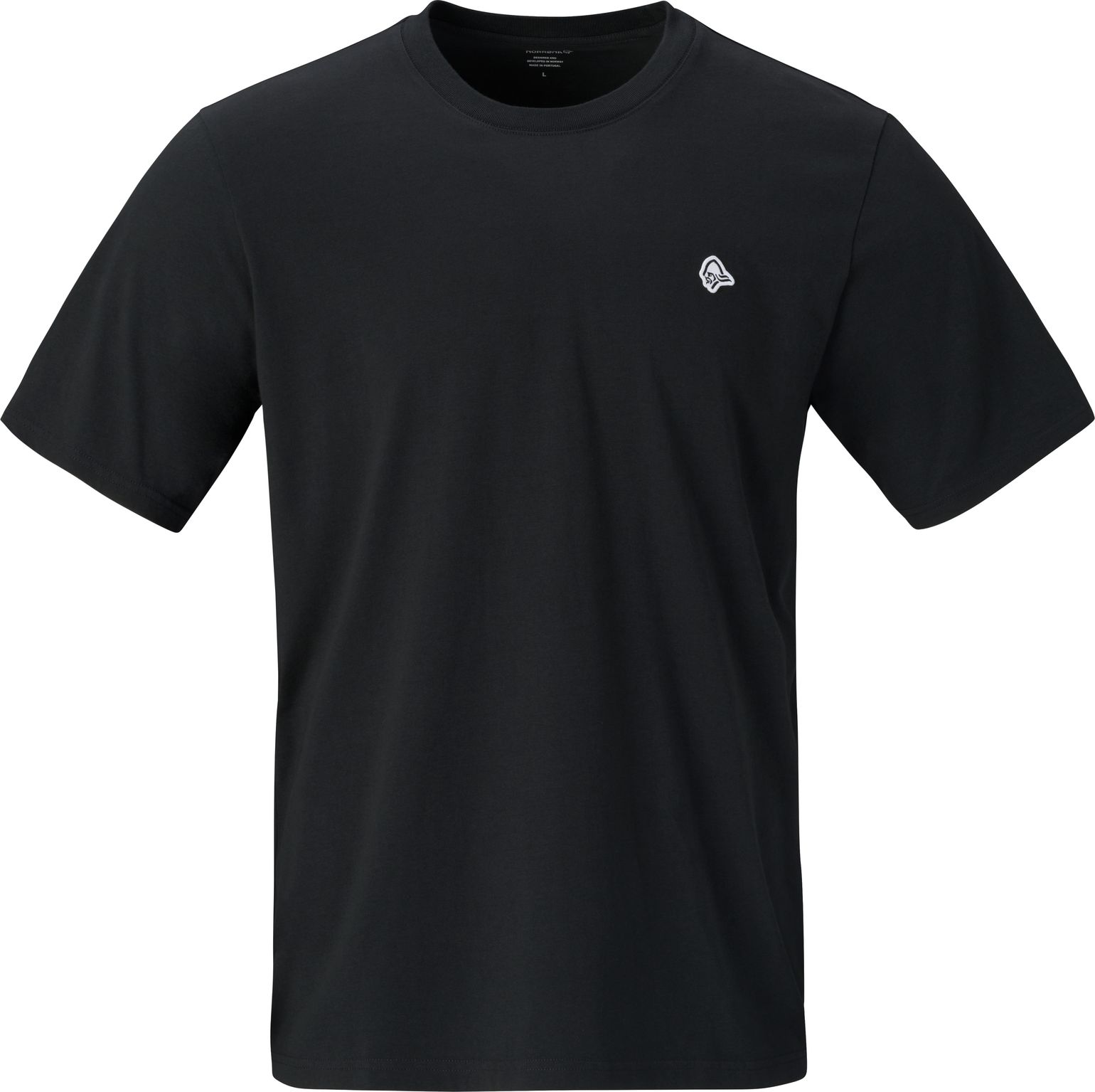 Norrøna Men's /29 Cotton Viking Patch T-Shirt Caviar