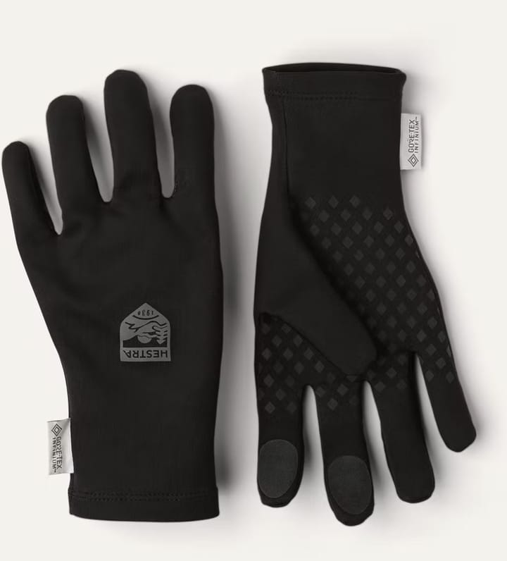 Hestra Infinium Stretch Liner Light - 5 Finger Black Hestra