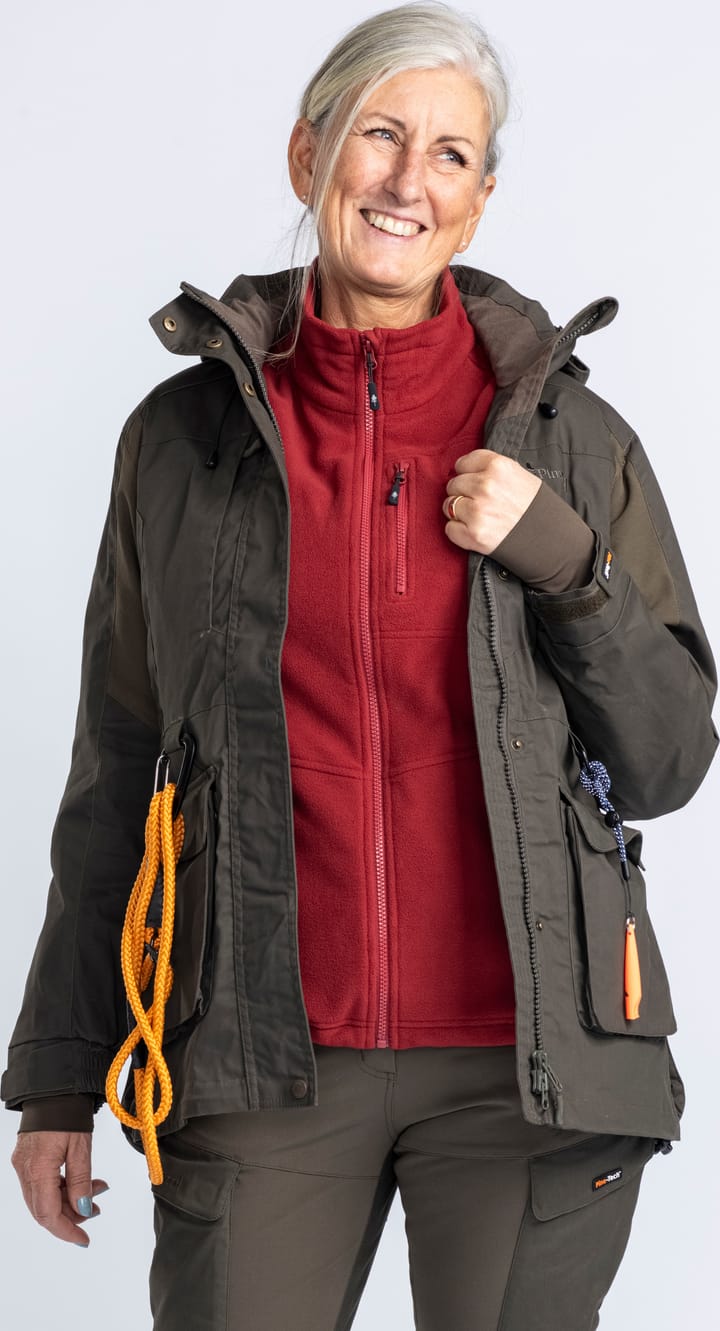 Pinewood Women's Dog Sports Trainer Jacket Moss Green Pinewood