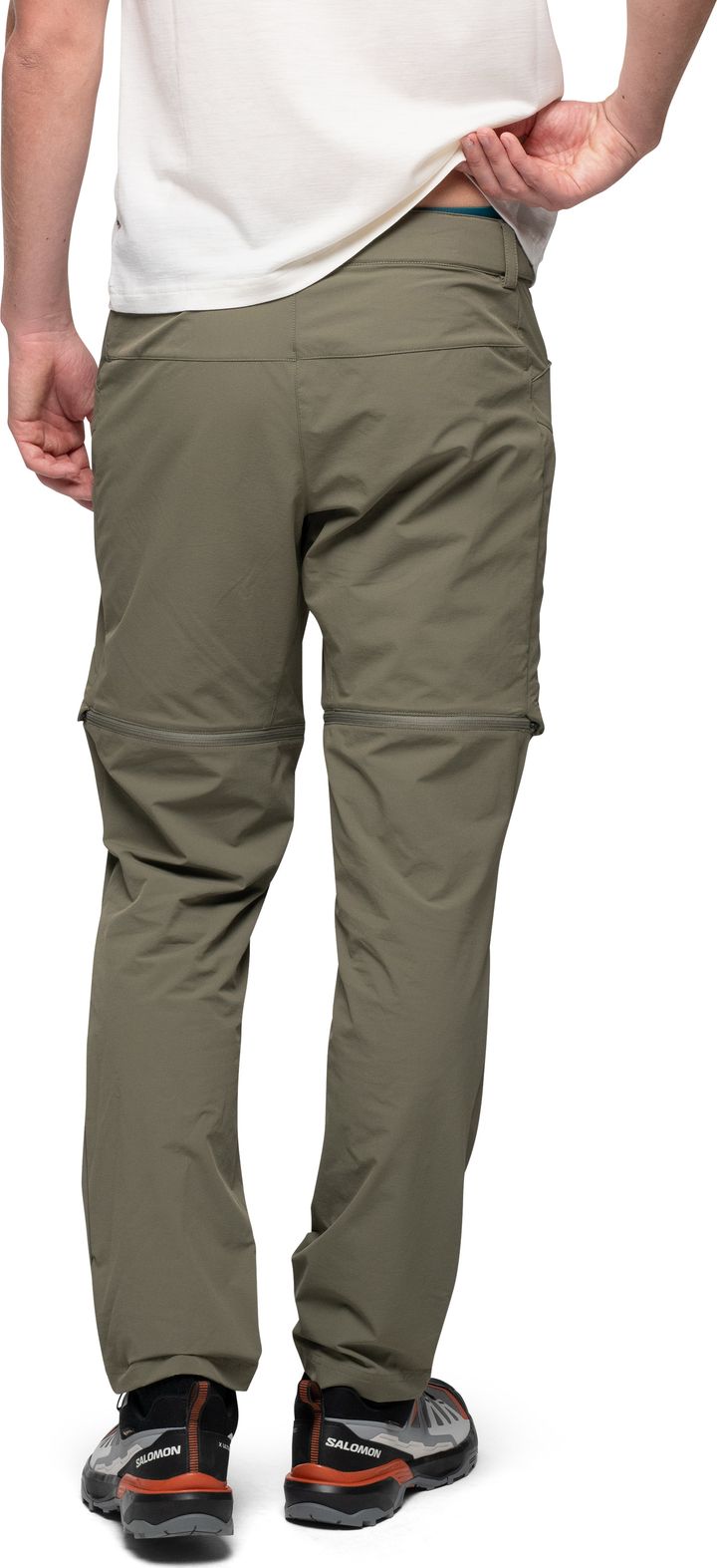 Bergans Men's Convertible Zip-Off Softshell Pants Green Mud Bergans