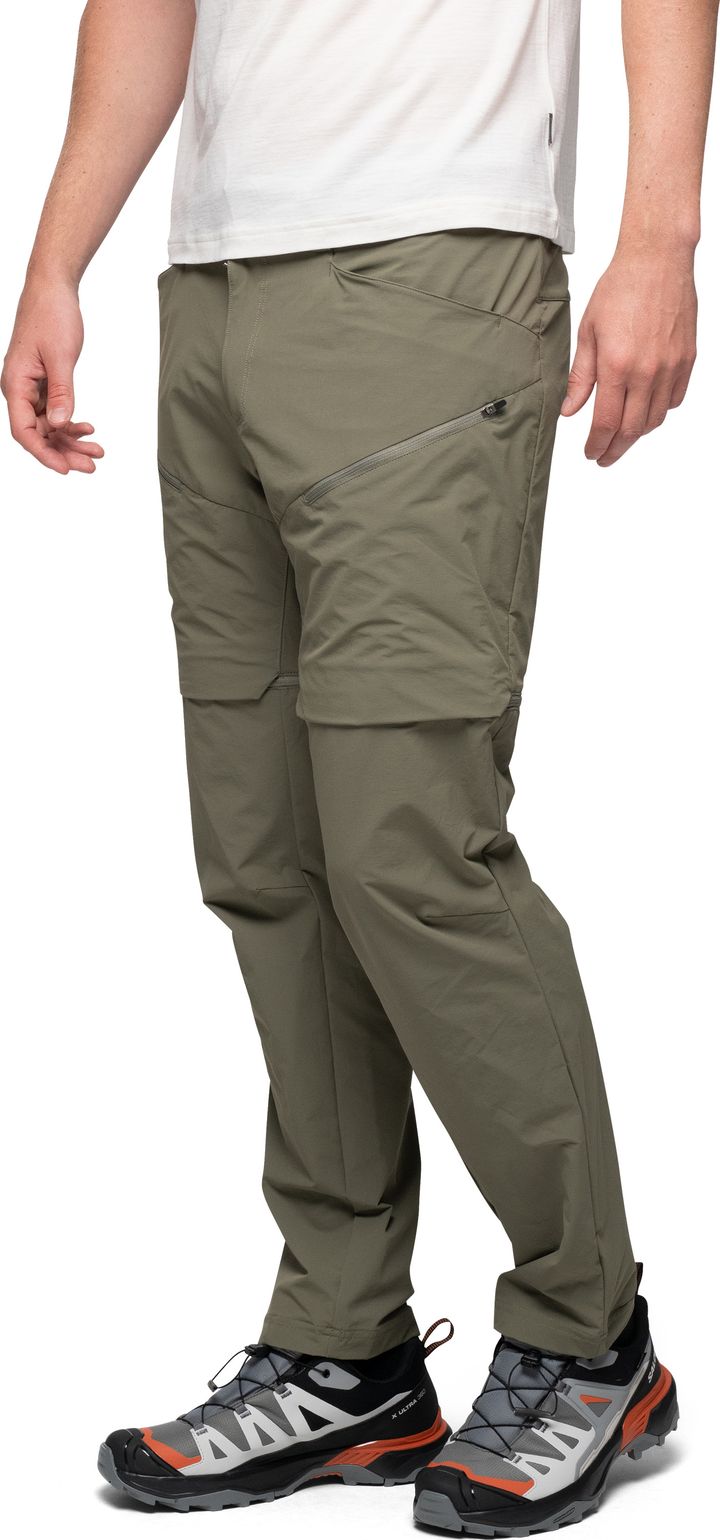 Bergans Men's Convertible Zip-Off Softshell Pants Green Mud Bergans