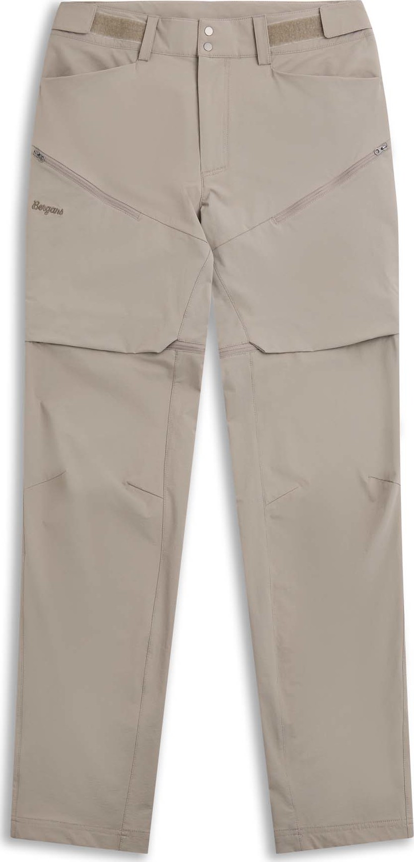 Bergans Men’s Convertible Zip-Off Softshell Pants Rock Taupe