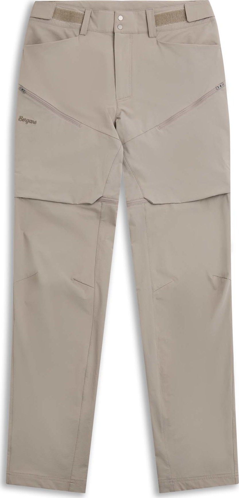Bergans Men's Convertible Zip-Off Softshell Pants Rock Taupe