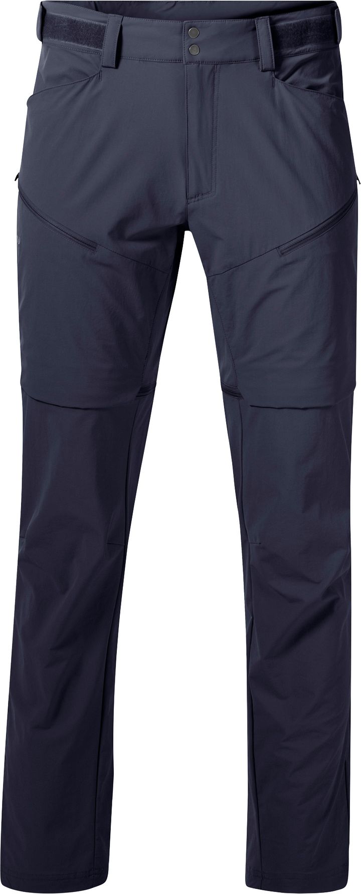 Bergans Men's Convertible Zip-Off Softshell Pants Navy Blue Bergans