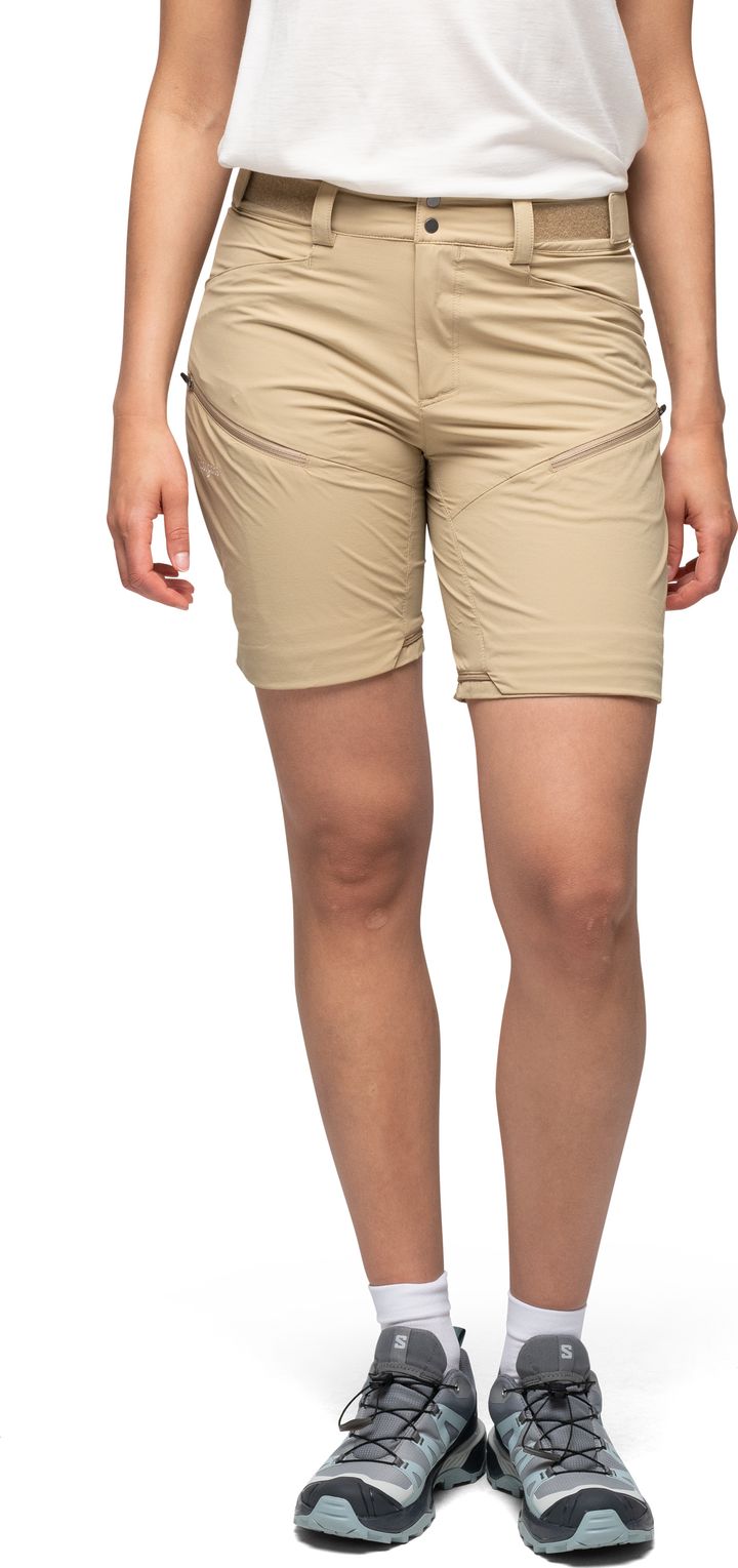 Bergans Women's Convertible Zip-Off Softshell Pants Warm Sand Bergans
