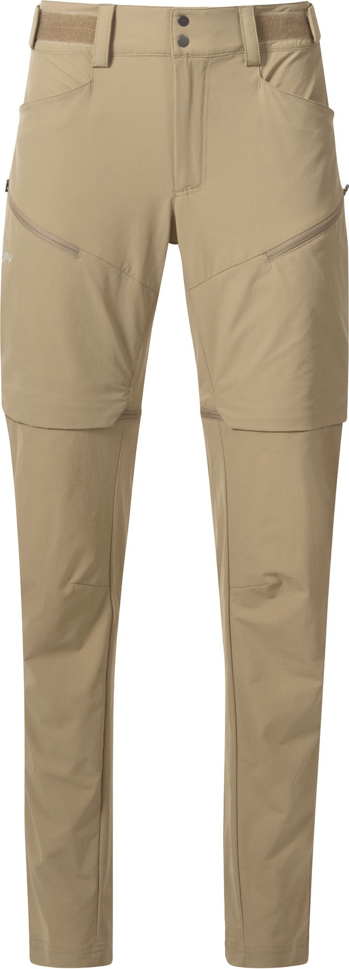 Bergans Women's Convertible Zip-Off Softshell Pants Warm Sand Bergans