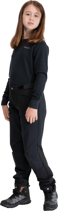 Bergans Junior Softshell Hiking Pants Black Bergans
