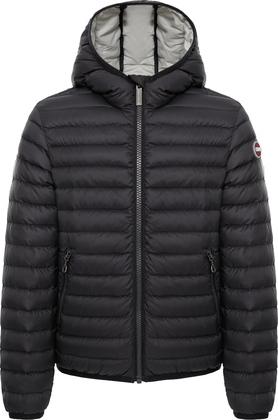 Colmar Boys' Lightweight Hooded Down Jacket Black T