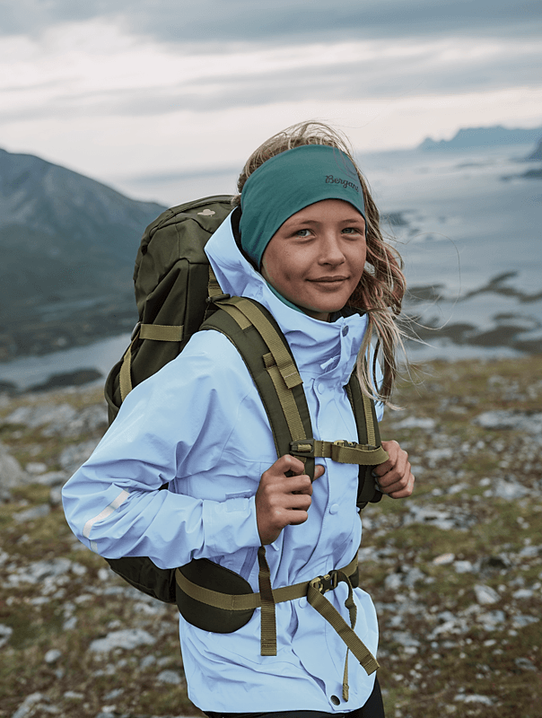 Bergans Juniors' 3L Shell Jacket Cool Blue Bergans