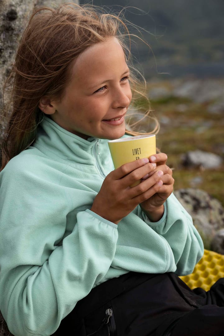 Bergans Juniors' Fleece Midlayer Jacket Mint Crush Bergans