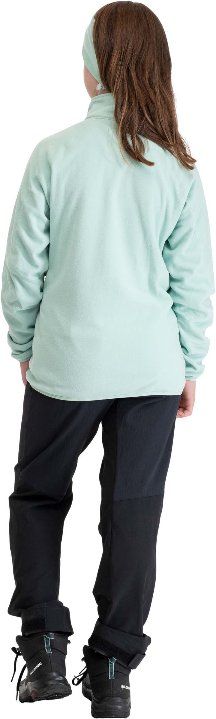 Bergans Juniors' Fleece Midlayer Jacket Mint Crush Bergans