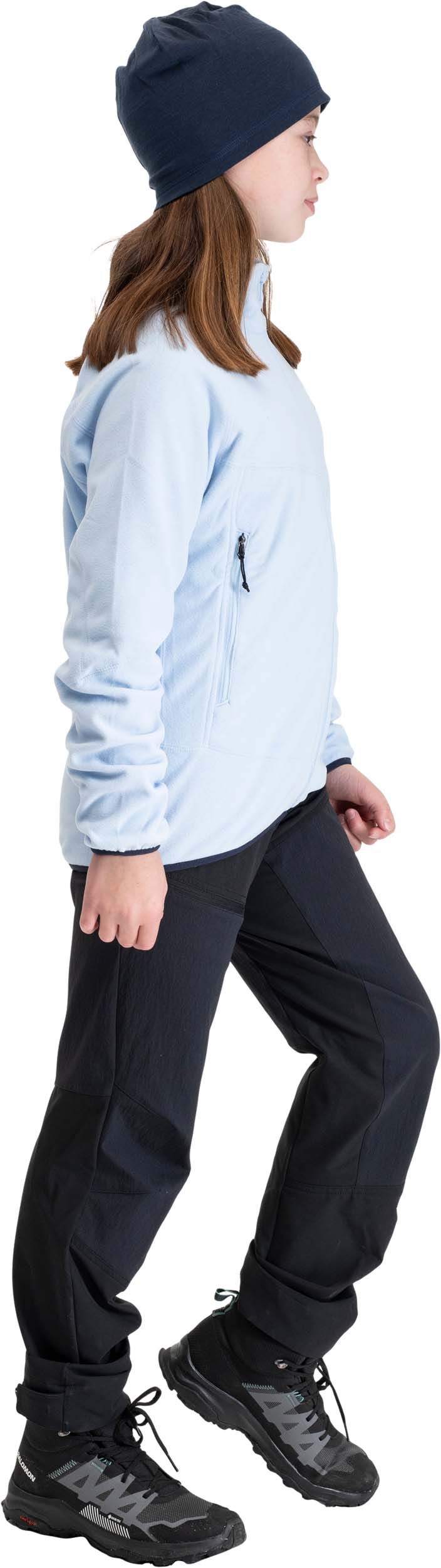 Bergans Juniors' Fleece Midlayer Jacket Cool Blue Bergans