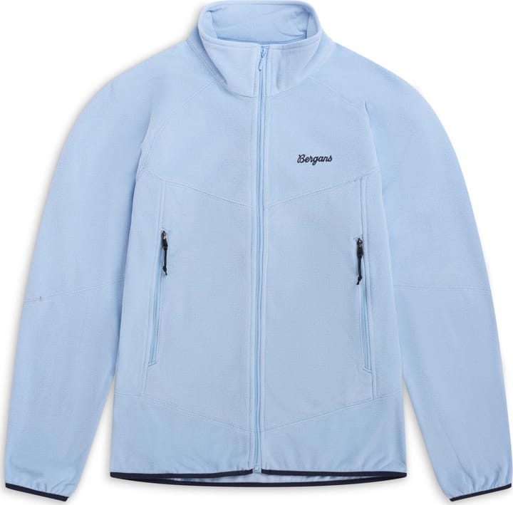 Bergans Juniors' Fleece Midlayer Jacket Cool Blue Bergans