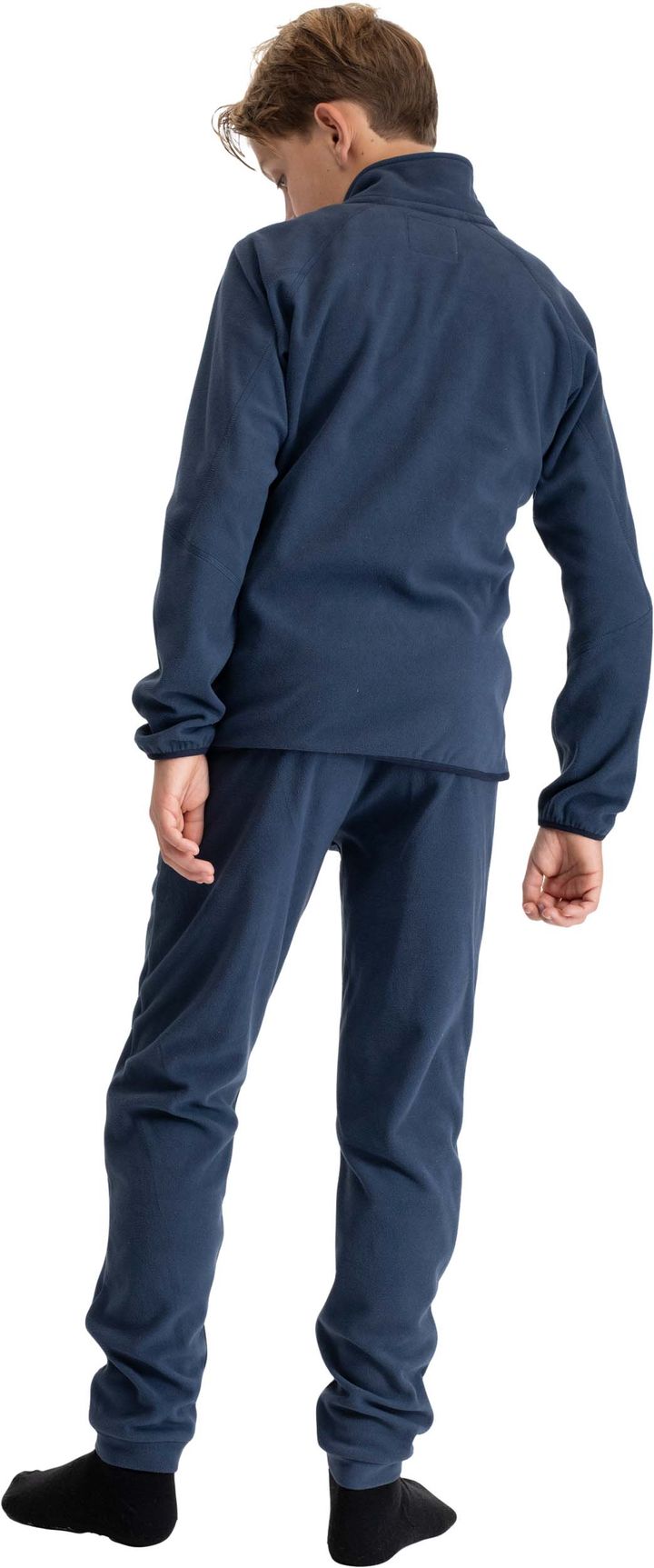 Bergans Juniors' Fleece Midlayer Jacket Navy Blue Bergans