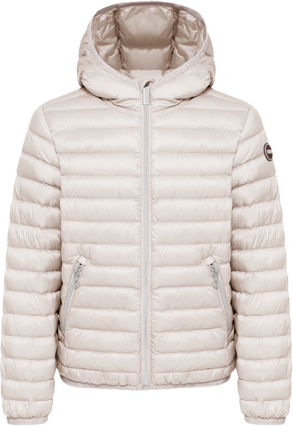 Colmar Girls' Lightweight Hooded Down Jacket Porcelain T
