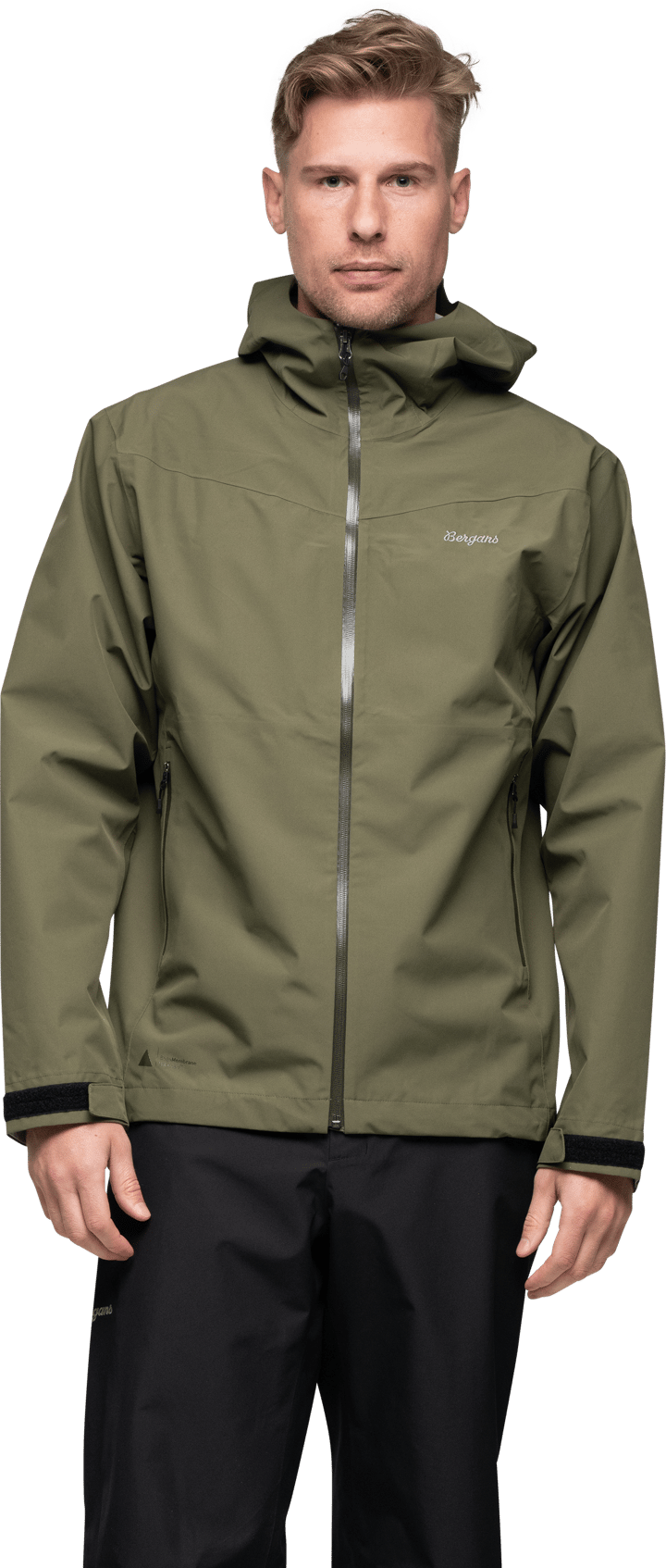 Bergans Men's Essentials 2.5l Shell Jacket Dark Green Mud Bergans