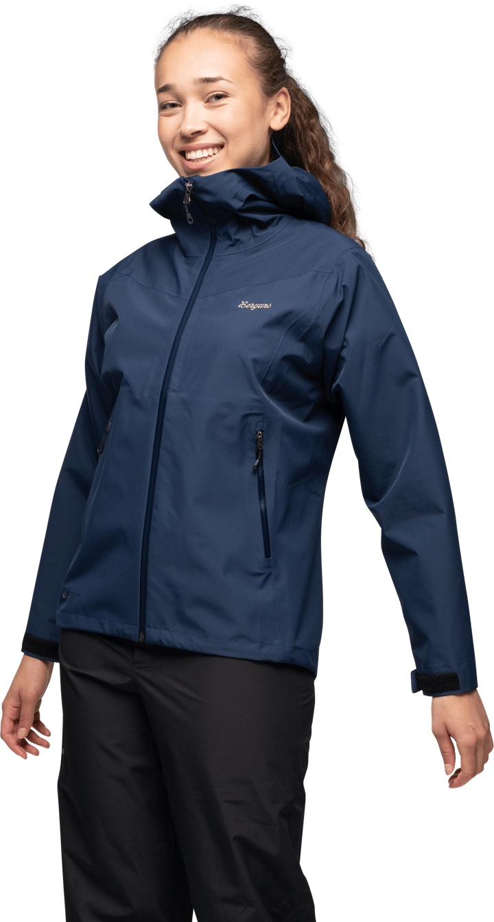 Bergans Women's Essentials 2.5l Shell Jacket  Navy Blue Bergans