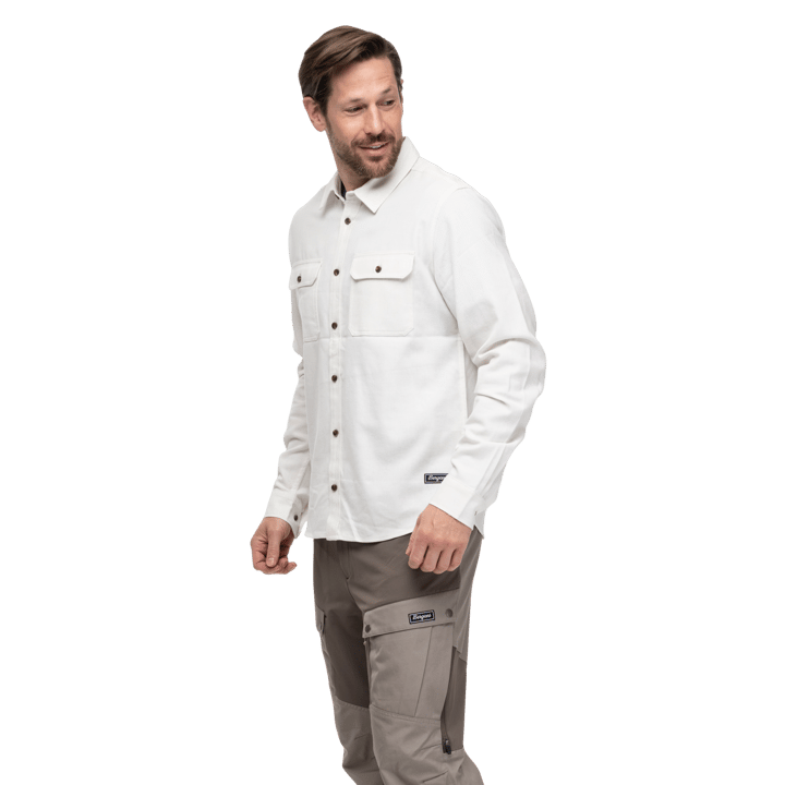 Bergans Men's Nordmarka Flannel Shirt Arctic White Bergans