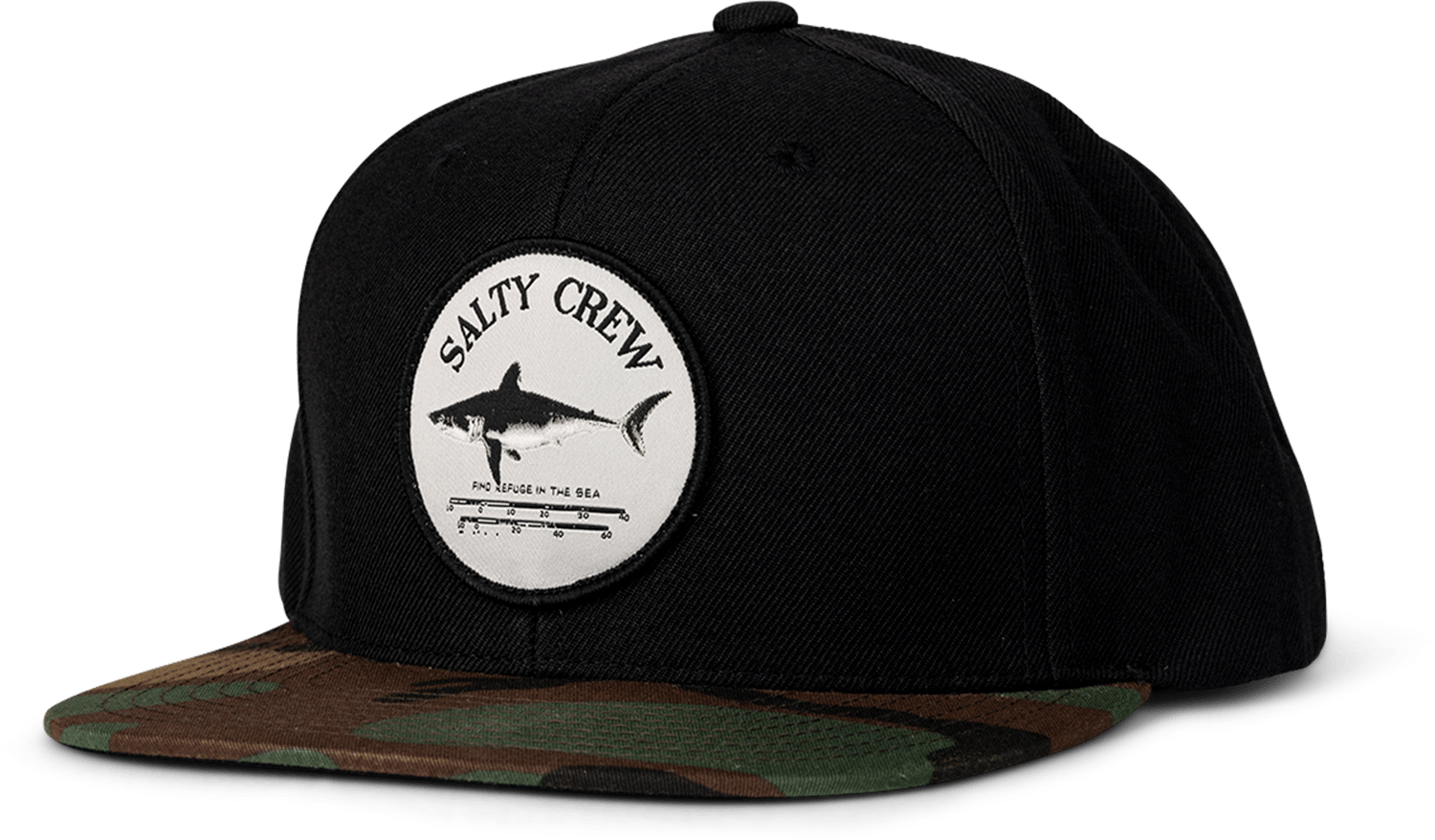 Salty Crew Bruce 6 Panel Black