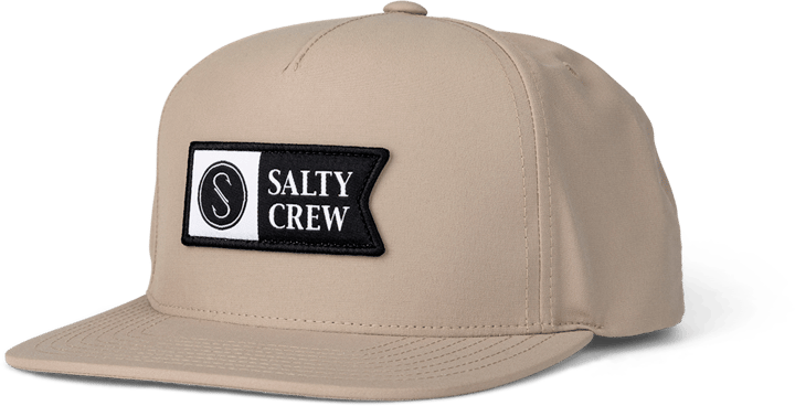 Salty Crew Men's Alpha Tech 5 Panel Sand Dune Salty Crew