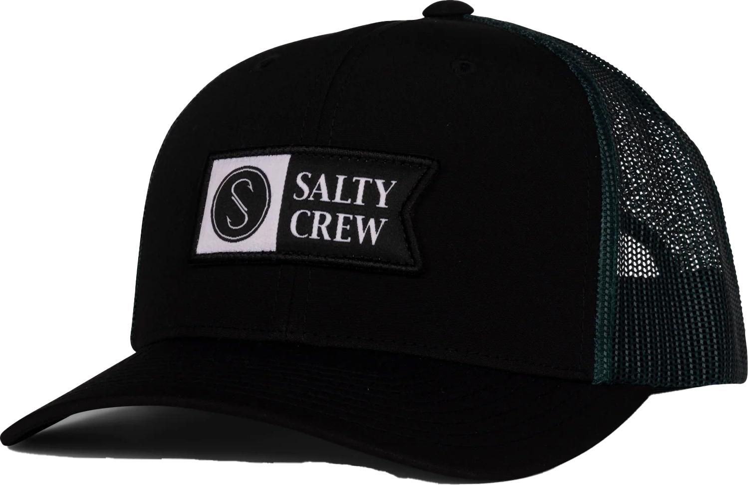 Salty Crew Men's Pinnacle 2 Retro Trucker Black