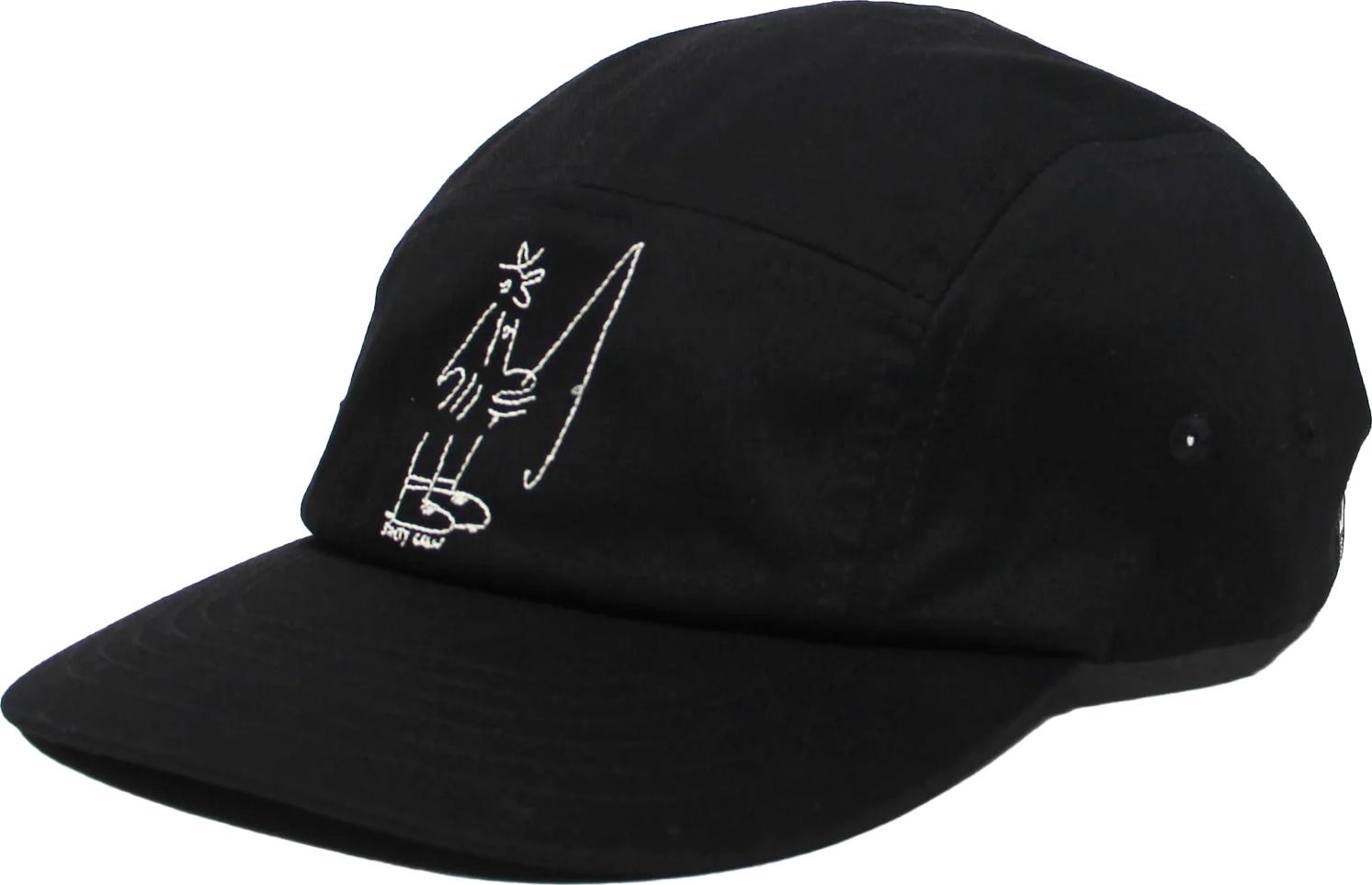 Salty Crew LB 5 Panels Cap Pirate Black  OneSize
