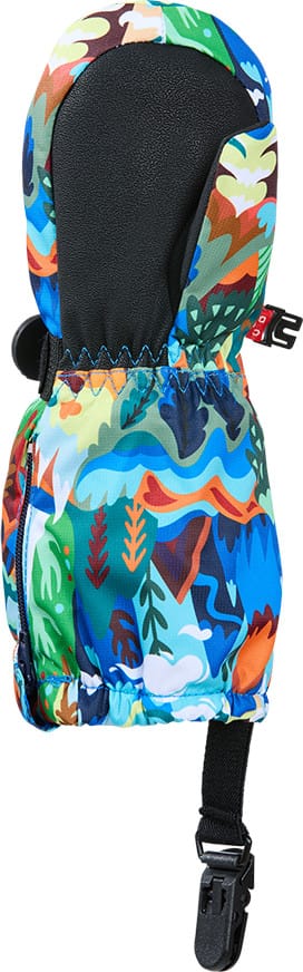 Kombi Kids' Crazy Caribo Mitten Blue Wild Mountain Kombi
