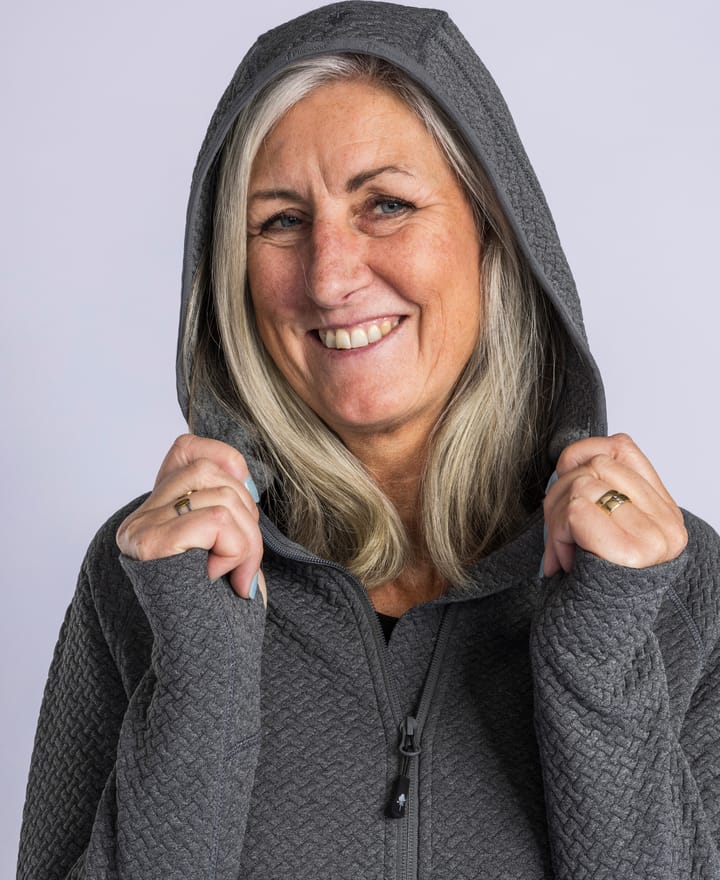 Pinewood Women's Everyday Travel Full Zip Hoodie Grey Mel Pinewood