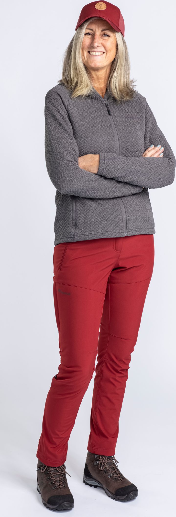 Pinewood Women's Everyday Travel Full Zip Hoodie Grey Mel Pinewood