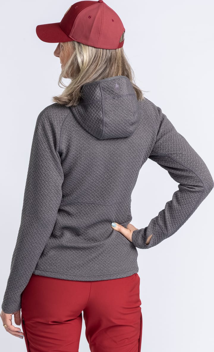 Pinewood Women's Everyday Travel Full Zip Hoodie Grey Mel Pinewood
