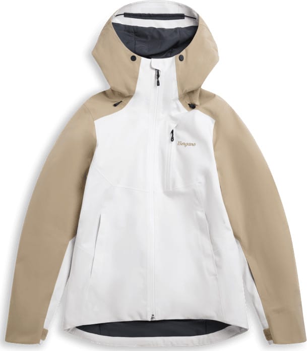 Bergans Women's Oppdal Insulated Shell Jacket Arctic White/sandstone Bergans Bergans Women's Oppdal Insulated Shell Jacket Arctic White/sandstone Bergans