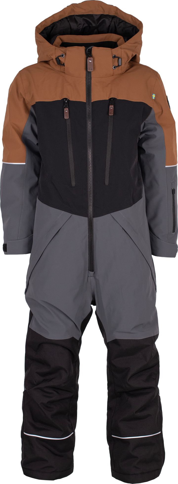 Lindberg Kids' Alpine Winter Overall Cayenne/Anthracite Lindberg