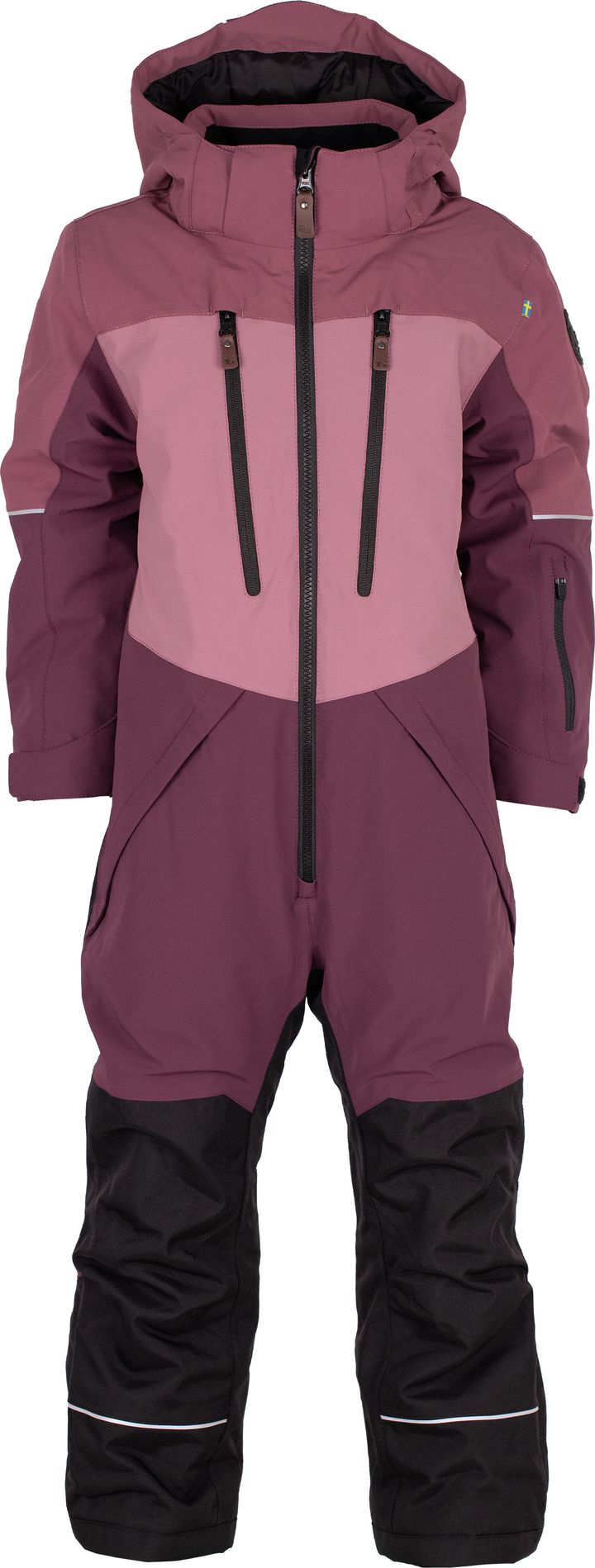 Lindberg Kids' Alpine Winter Overall Dry Rose/plum Lindberg