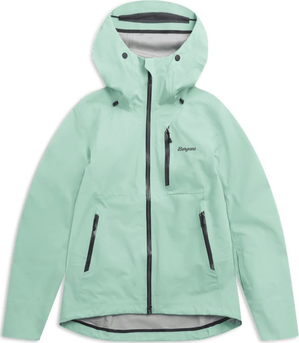 Bergans Women's Oppdal 3L Shell Jacket Mint Crush Bergans Bergans Women's Oppdal 3L Shell Jacket Mint Crush Bergans