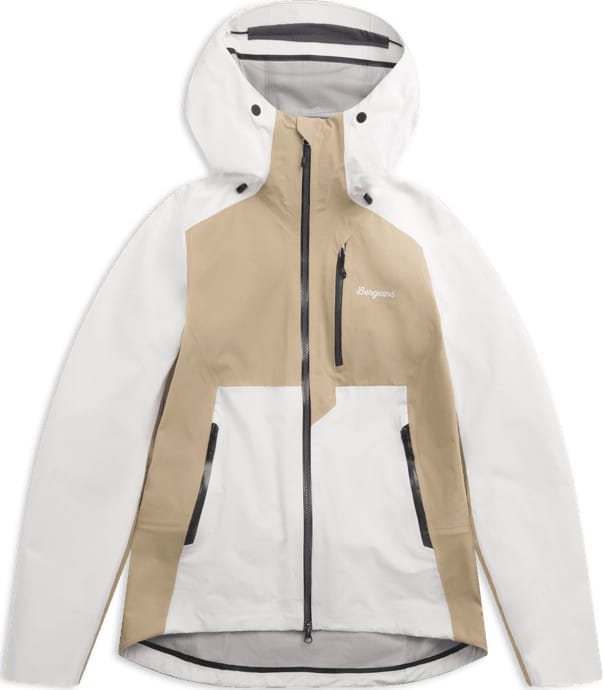 Bergans Women's Oppdal 3L Shell Jacket  Arctic White/sandstone Bergans