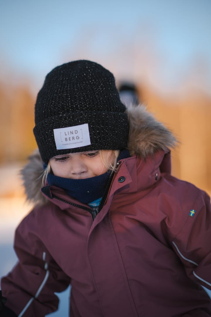 Lindberg Kids' Haven Beanie Reflective Black Lindberg Lindberg Kids' Haven Beanie Reflective Black Lindberg