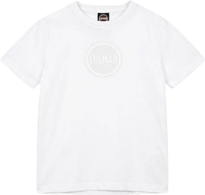 Colmar Boys' T-Shirt With Maxi Logo White T Colmar