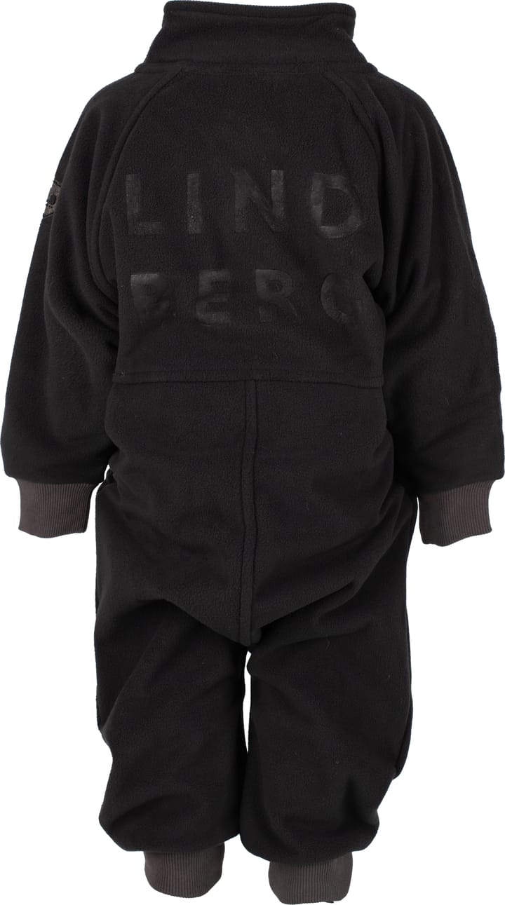 Lindberg Babys' Stormy Baby Overall Windfleece Black Lindberg